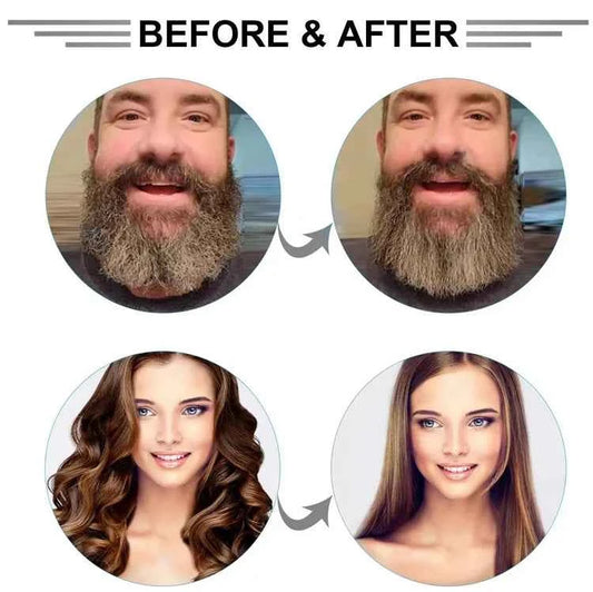 Electric Beard Comb Hair Straightener Brush Hot Hair Brushes Straightener Hair Anti-scalding Ceramic Beard Straightening Brush