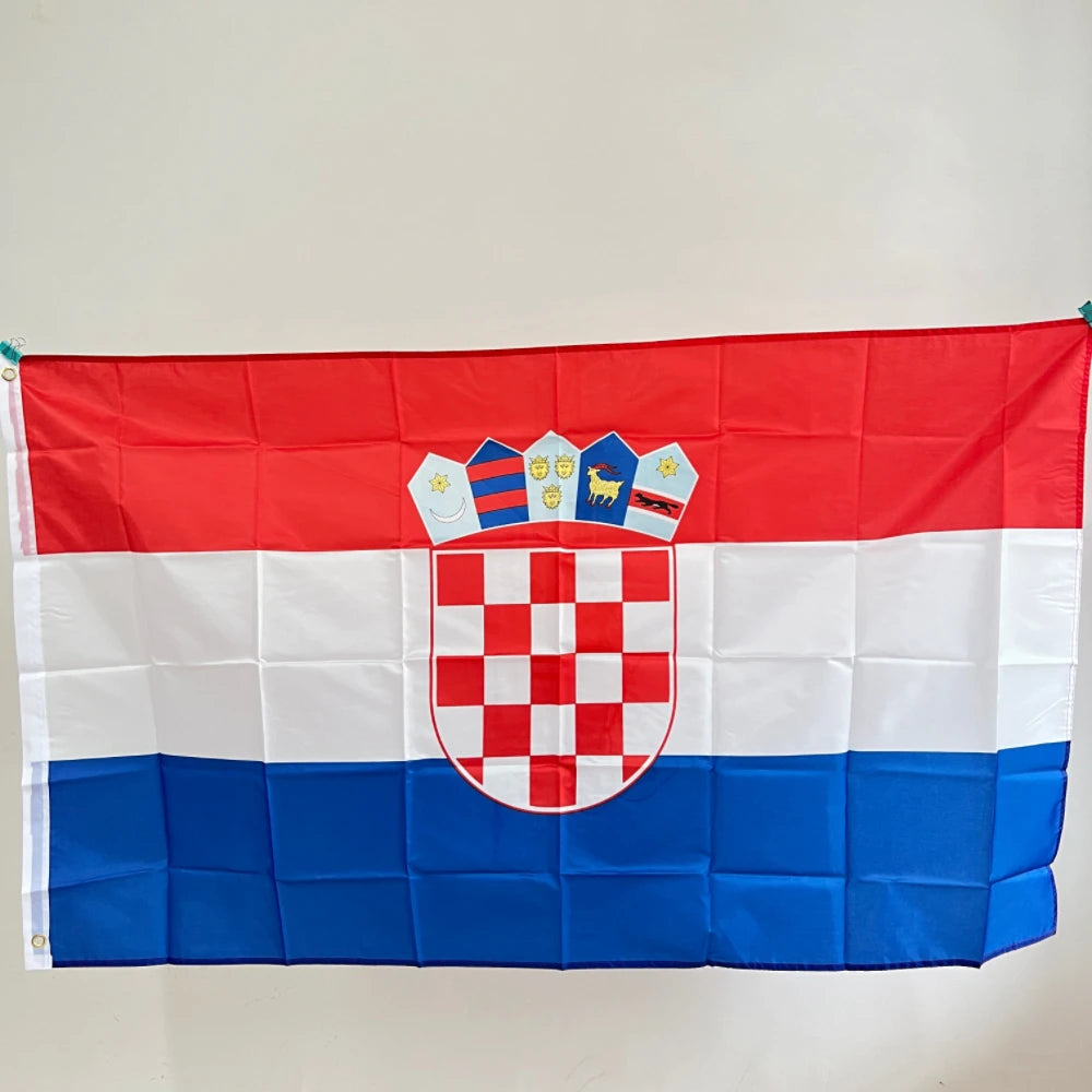 Croatia National Flag 90X150CM high quality polyester hanging hr hrv Hrvatska indoor outdoor decoration