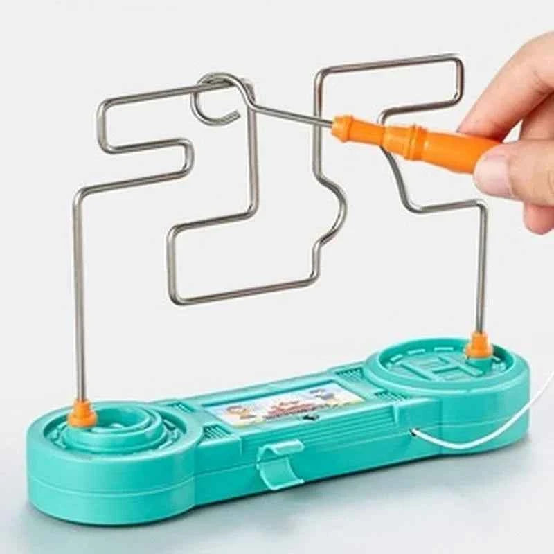 Kids Collison Electric Shock Toy Education Electric Touch Maze Game Party Funny Game Science Experiment Toys for Children Gift