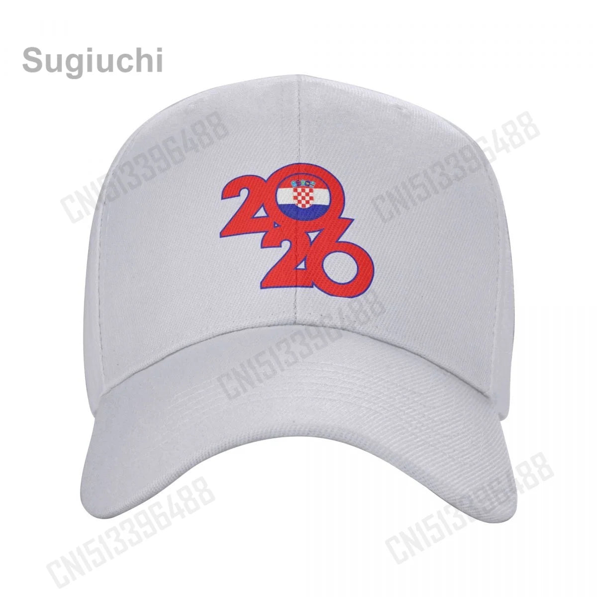 Croatia Flag With 2026 Baseball Cap Sun Breathable Adjustable Men Women Outdoor Soccer Hat For Fans Gift