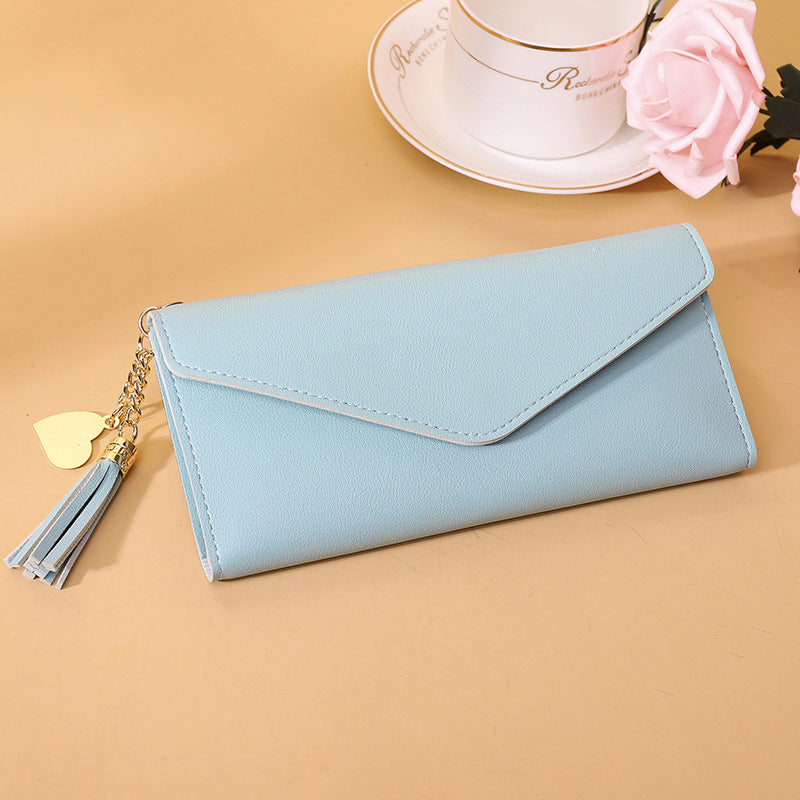 Tassel pendant Secure Travel Purse, Stylish Ladies Clutch Bag