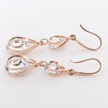 Women's Long Elegant Crystal Earrings
