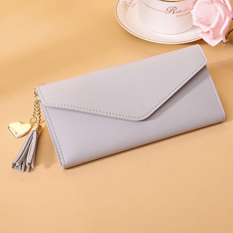 Tassel pendant Secure Travel Purse, Stylish Ladies Clutch Bag