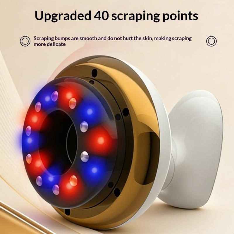 Electric Gua Sha Board Beauty Massager Cupping Device Electric Meridian Brush Home Abdominal Massage Gua Sha Board Massager