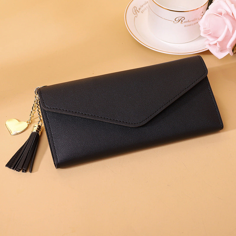 Tassel pendant Secure Travel Purse, Stylish Ladies Clutch Bag
