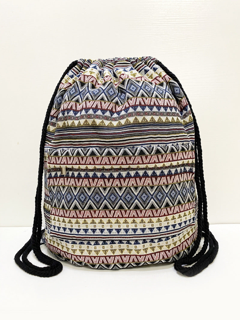 Original Simplicity Lightweight Light Ethnic Literary Style Backpack