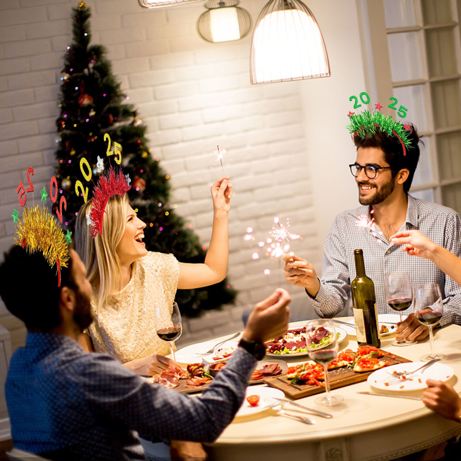 5pcs Christmas Headbands