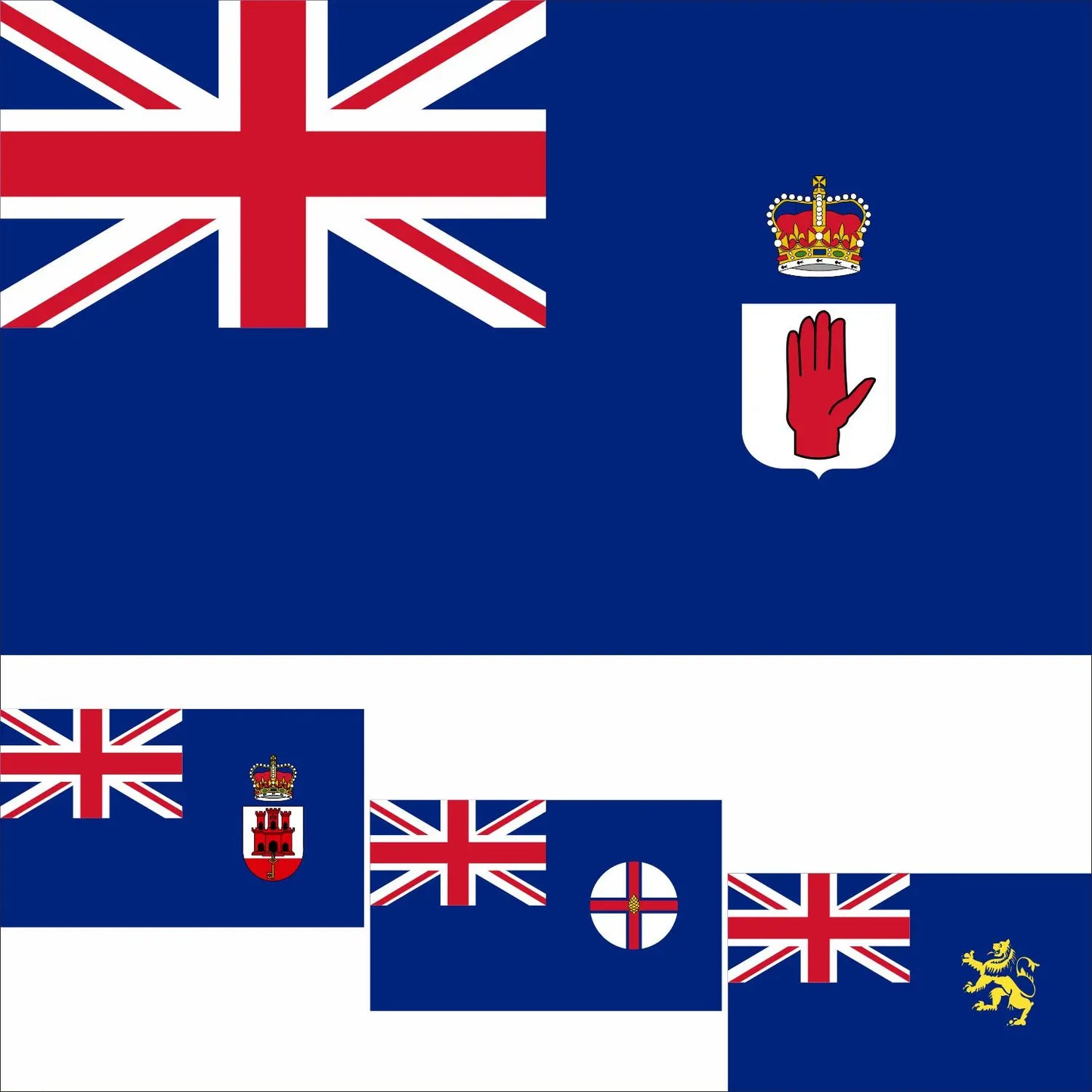 British Four Kingdoms Flag 3X5ft 90X150cm 100D Polyester 60x90cm 21x14cm England Banner