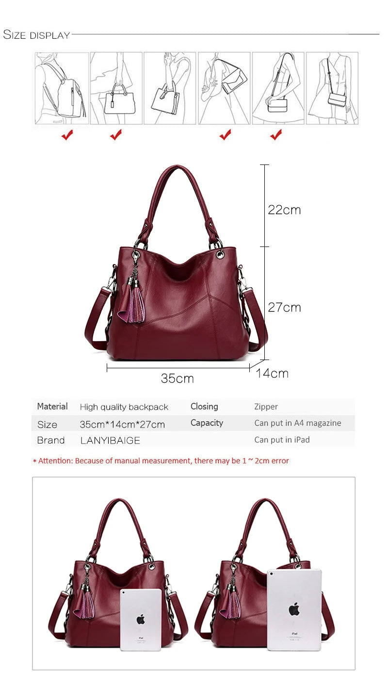 Large Capacity Crossbody Handbags Luxury Designer For Women