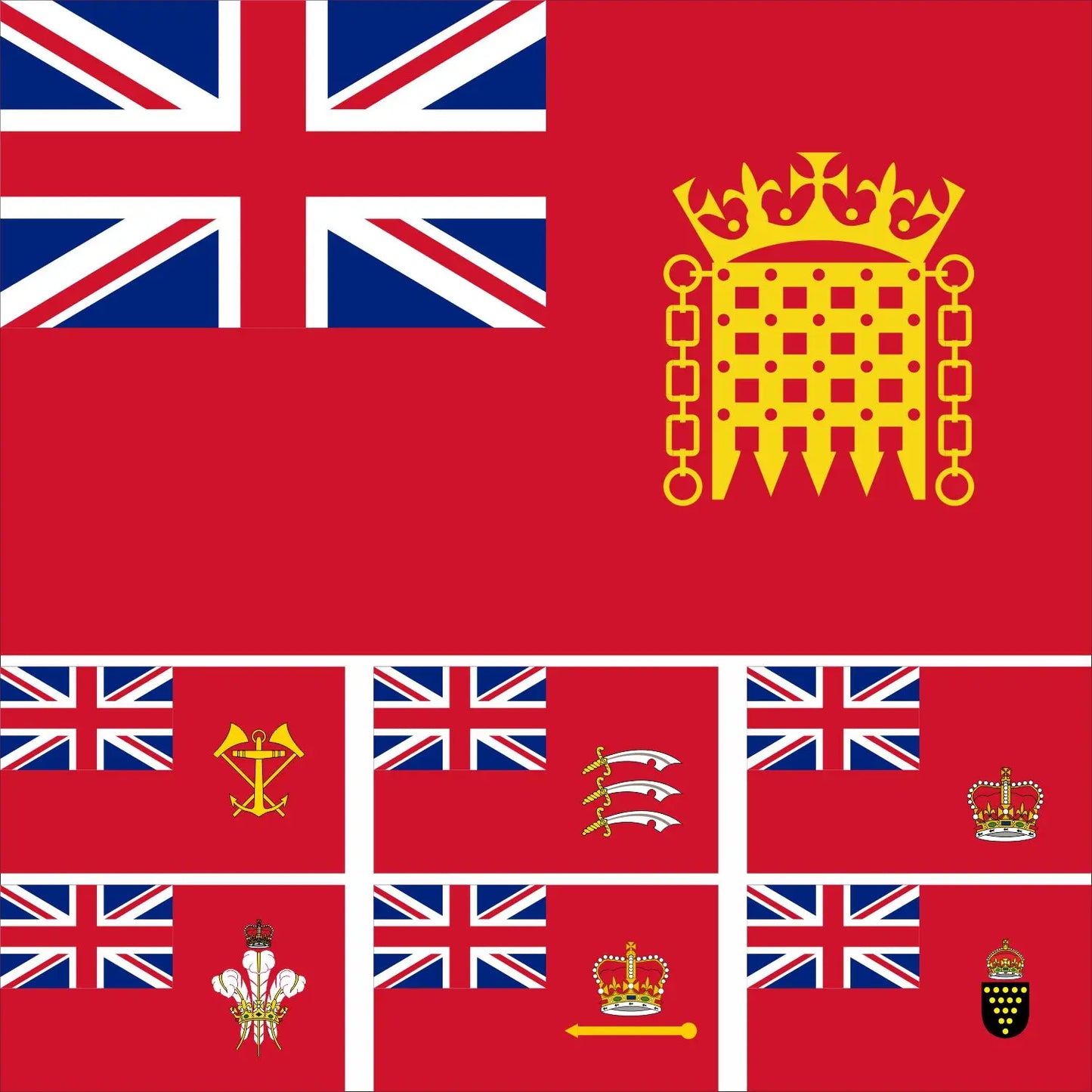 British Four Kingdoms Flag 3X5ft 90X150cm 100D Polyester 60x90cm 21x14cm England Banner