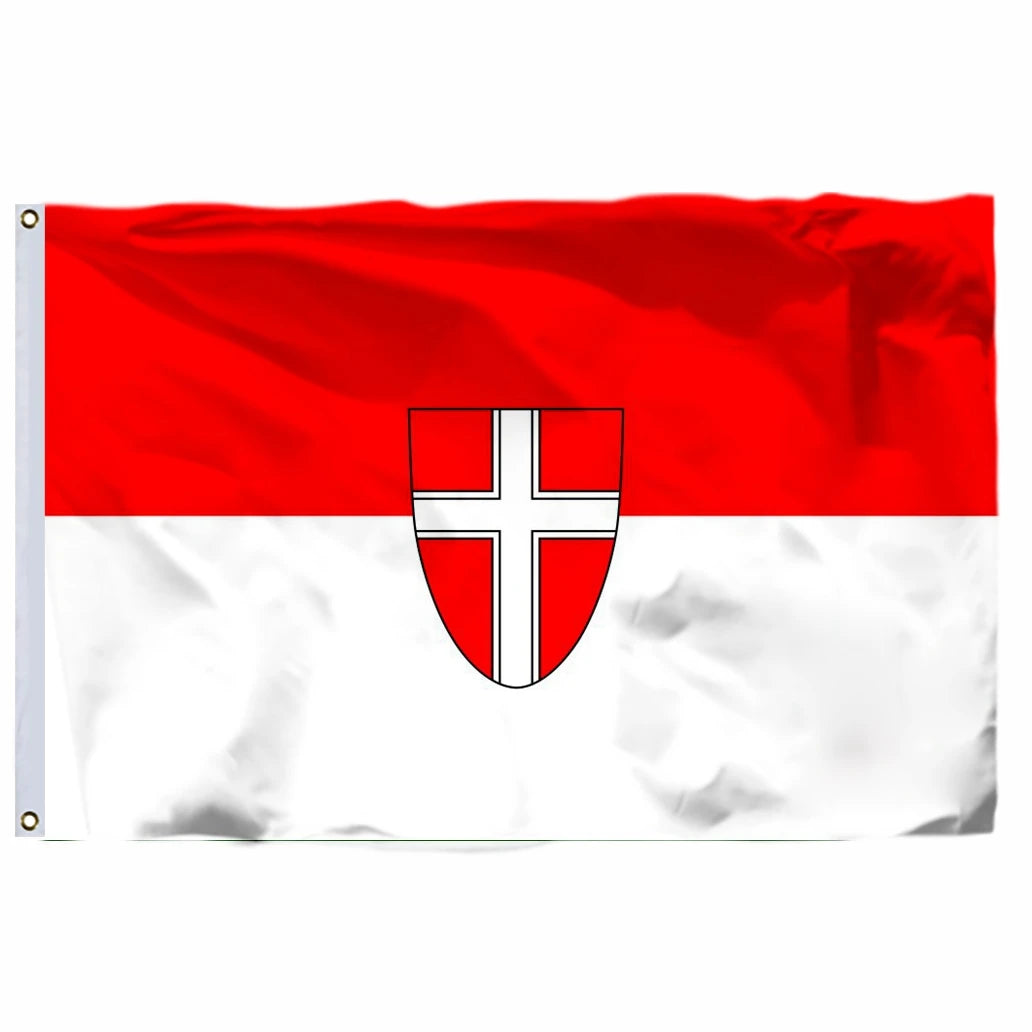Austria Tirol State Flag 21x14cm 3X5FT 90X150CM 100D Polyester Lower Banner Vienna and Vorarlberg 2X3FT 60X90CM