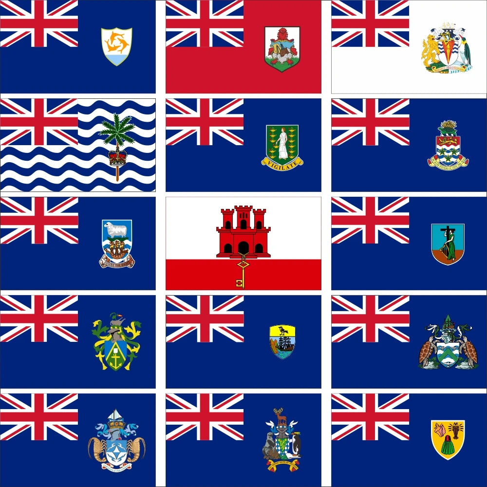 British Four Kingdoms Flag 3X5ft 90X150cm 100D Polyester 60x90cm 21x14cm England Banner