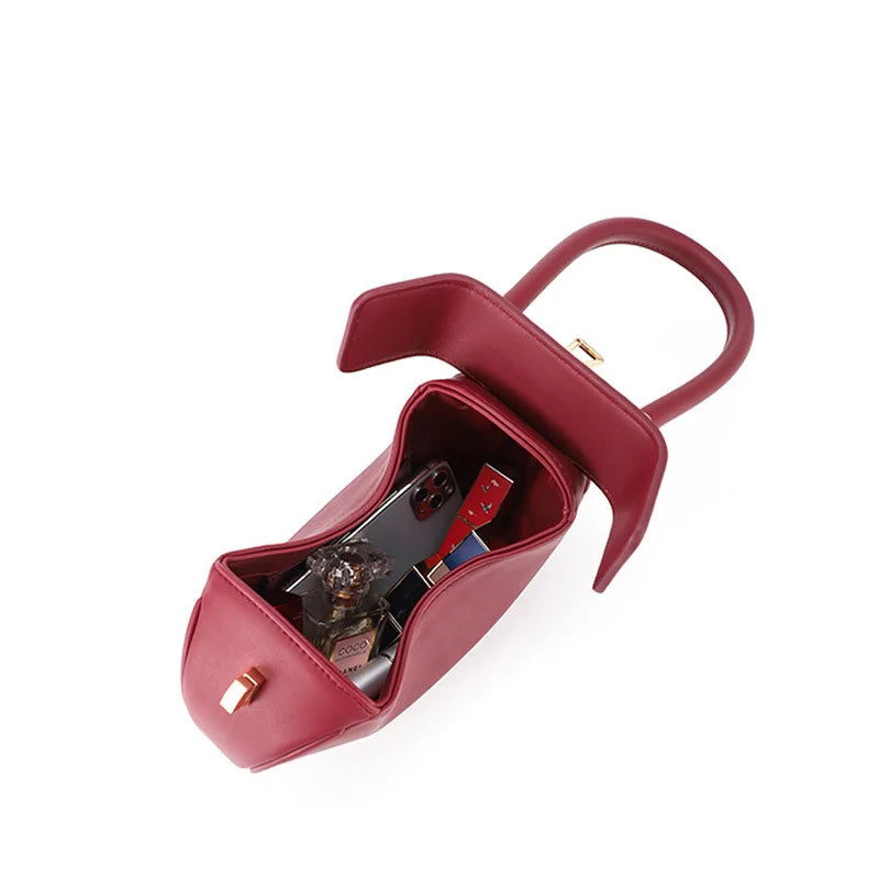 Round Ball Women's Handbag Brand Designer Bowling Bag PU Leather Mini Shoulder Bags Female Luxury Purse Fashion Armpit Bag