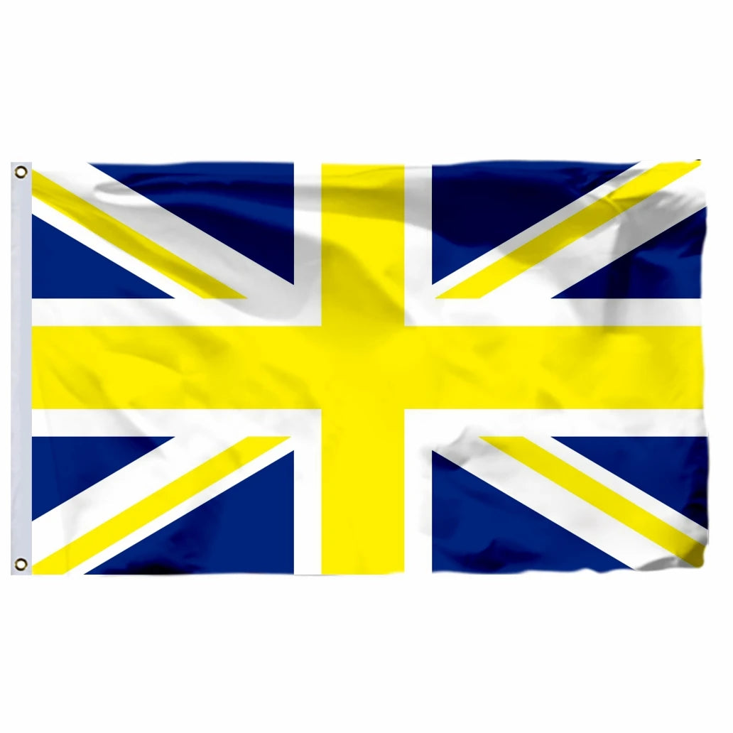British Four Kingdoms Flag 3X5ft 90X150cm 100D Polyester 60x90cm 21x14cm England Banner