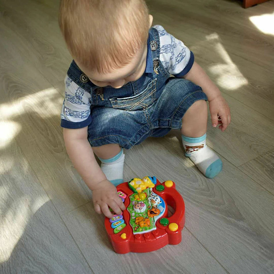 Baby Musical Toy with Animal Sound Kids Piano Keyboard Electric Flashing Music Instrument Early Educational Toys for Children