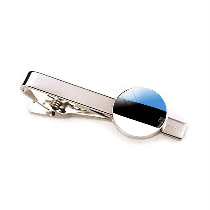 Europe Countries National Flag Tie Clips Men Fashion Metal Tie Bar Clip Spain UK France Italy Poland Flag Pins