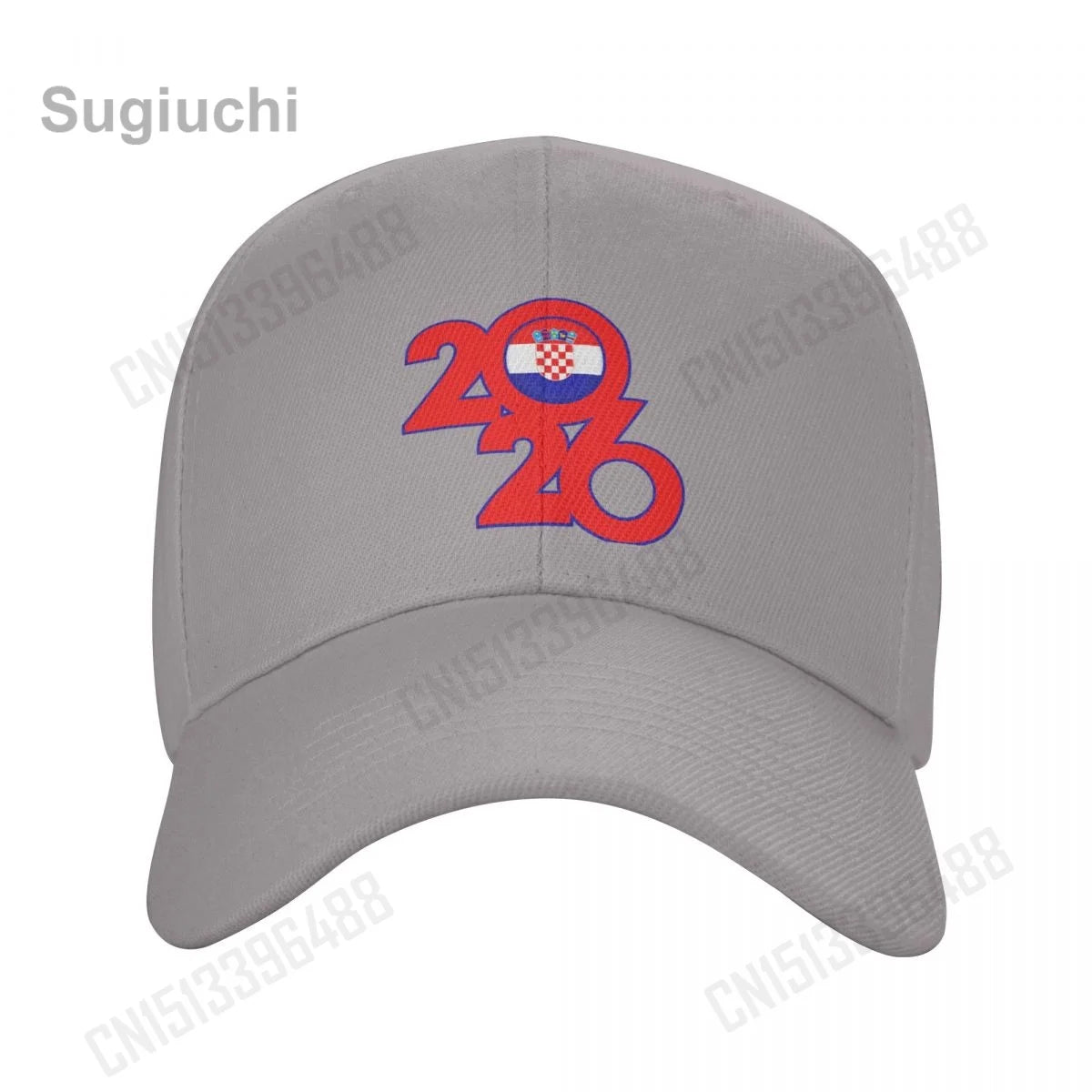 Croatia Flag With 2026 Baseball Cap Sun Breathable Adjustable Men Women Outdoor Soccer Hat For Fans Gift