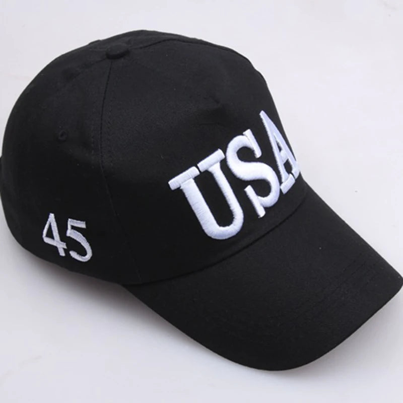 USA flag embroidered baseball caps, men's and women's outdoor sports event casual baseball caps, casual and fashionable