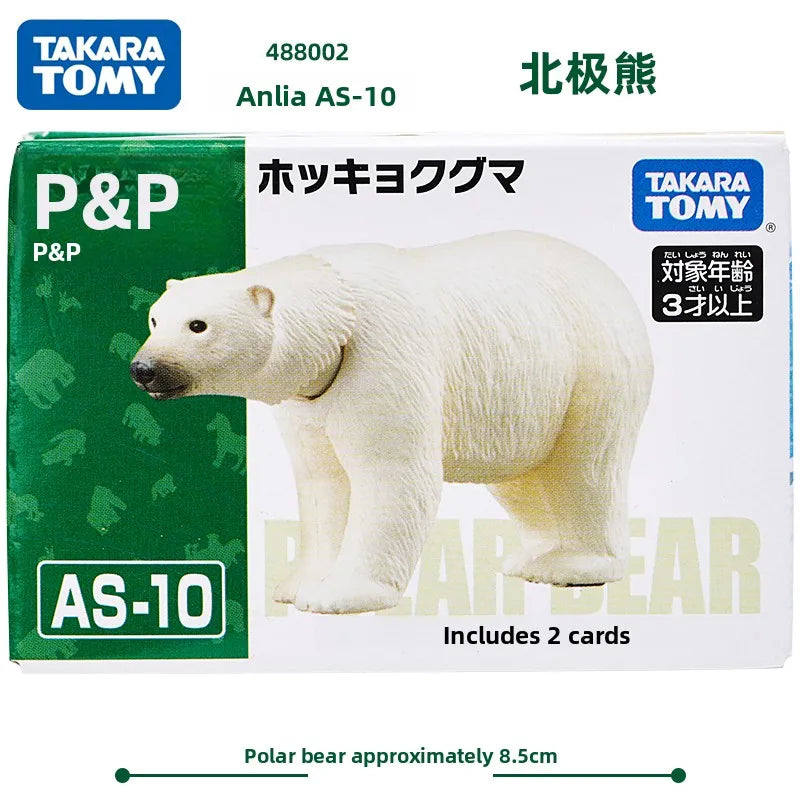 Wildlife Miniature Toys Realistic Tiger Elephant Lion Panda Chimpanzee Simulation Dolls for Children Educational Play Equipment