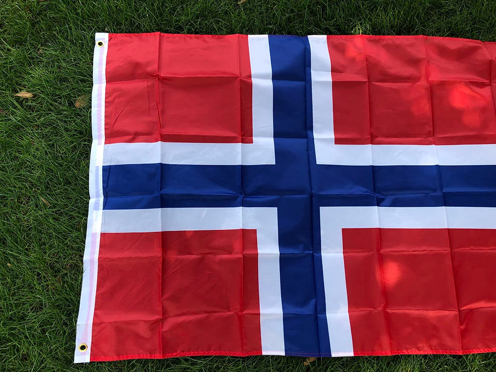 SKY FLAG norway Flag 90x150cm Kongeriket Noreg Norge nor no norway Norwegian flag Polyester standard Hanging Flag Banner