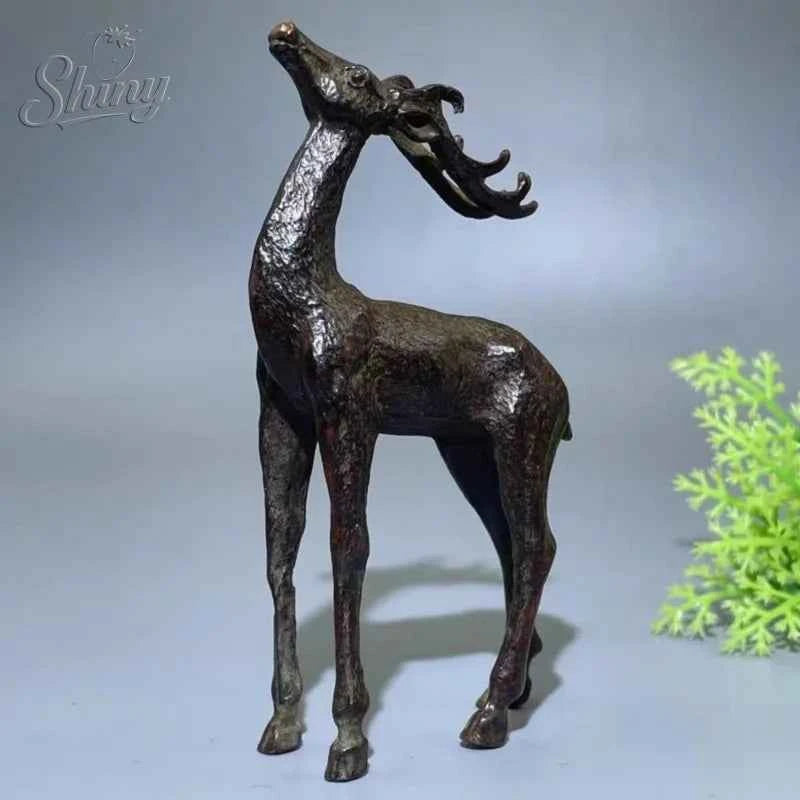 Antique Retro Deer Mascot with You All The Way Home Desktop Decorations