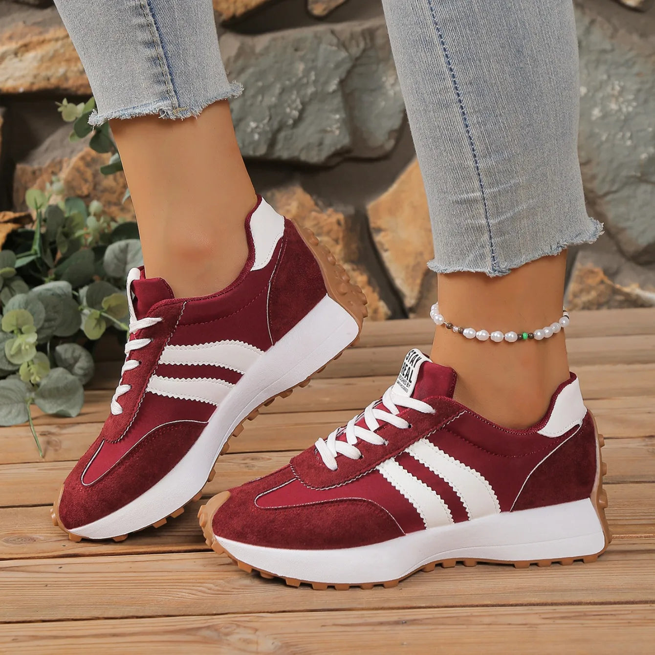 2025 New Trendy Women Casual Shoes Autumn Versatile Height