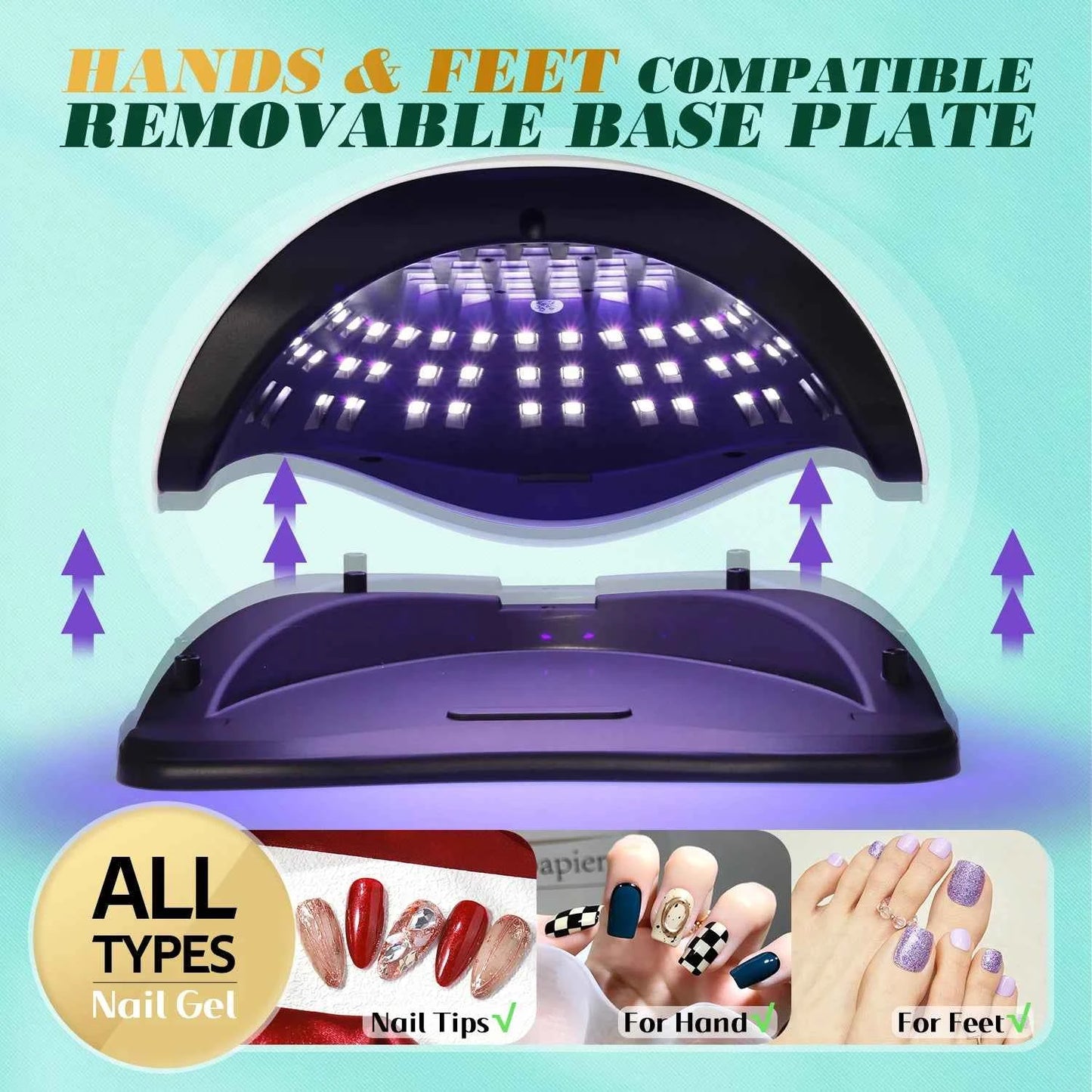 UV LED Nail Lamp 380W Nail Curing Lamps