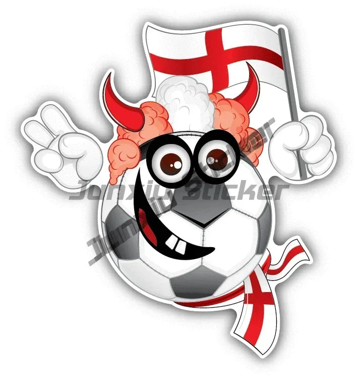 England Sticker English Football Club Fans Girl Vinyl Decal London England ENG City Shield Waterproof Stickers PVC Accessories