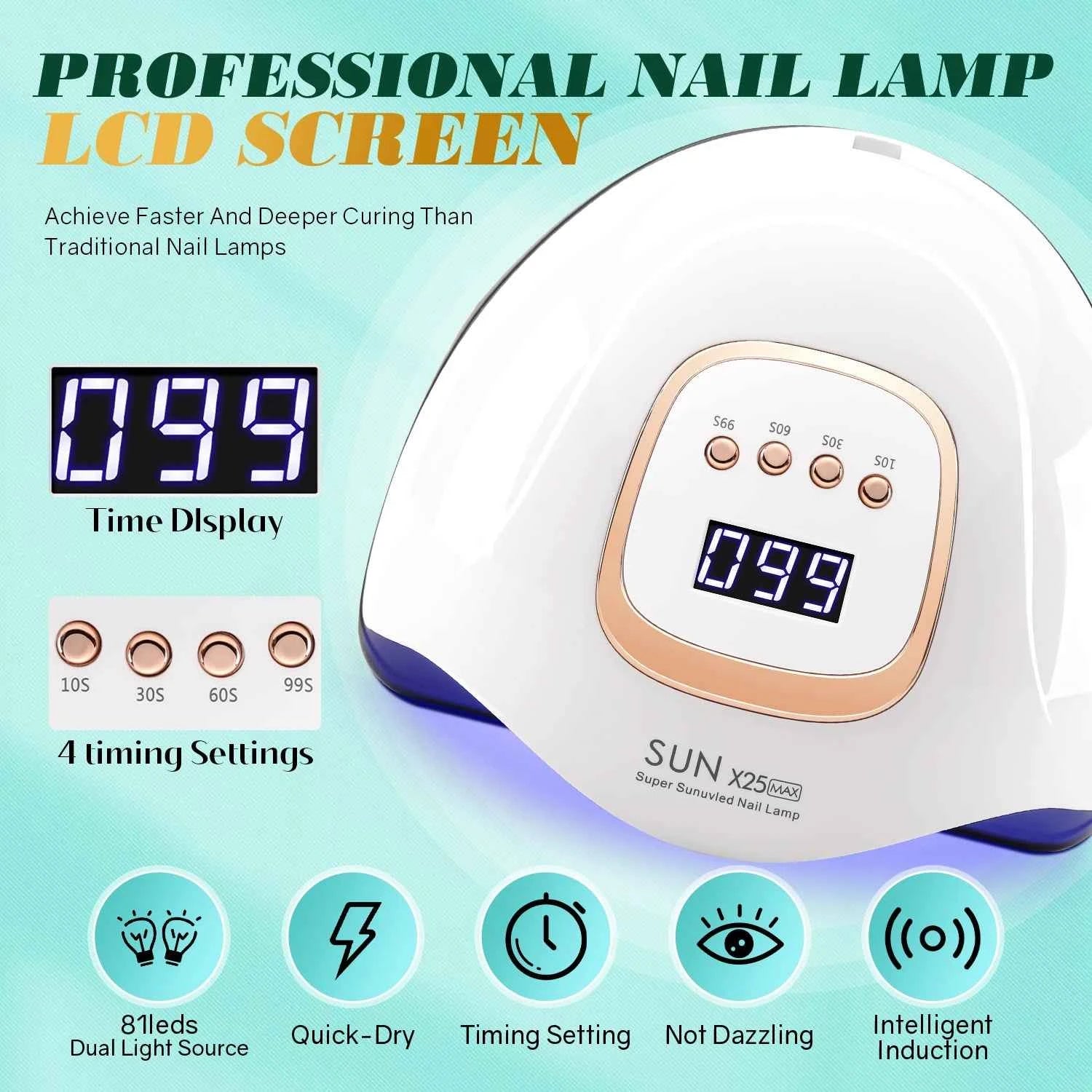 UV LED Nail Lamp 380W Nail Curing Lamps