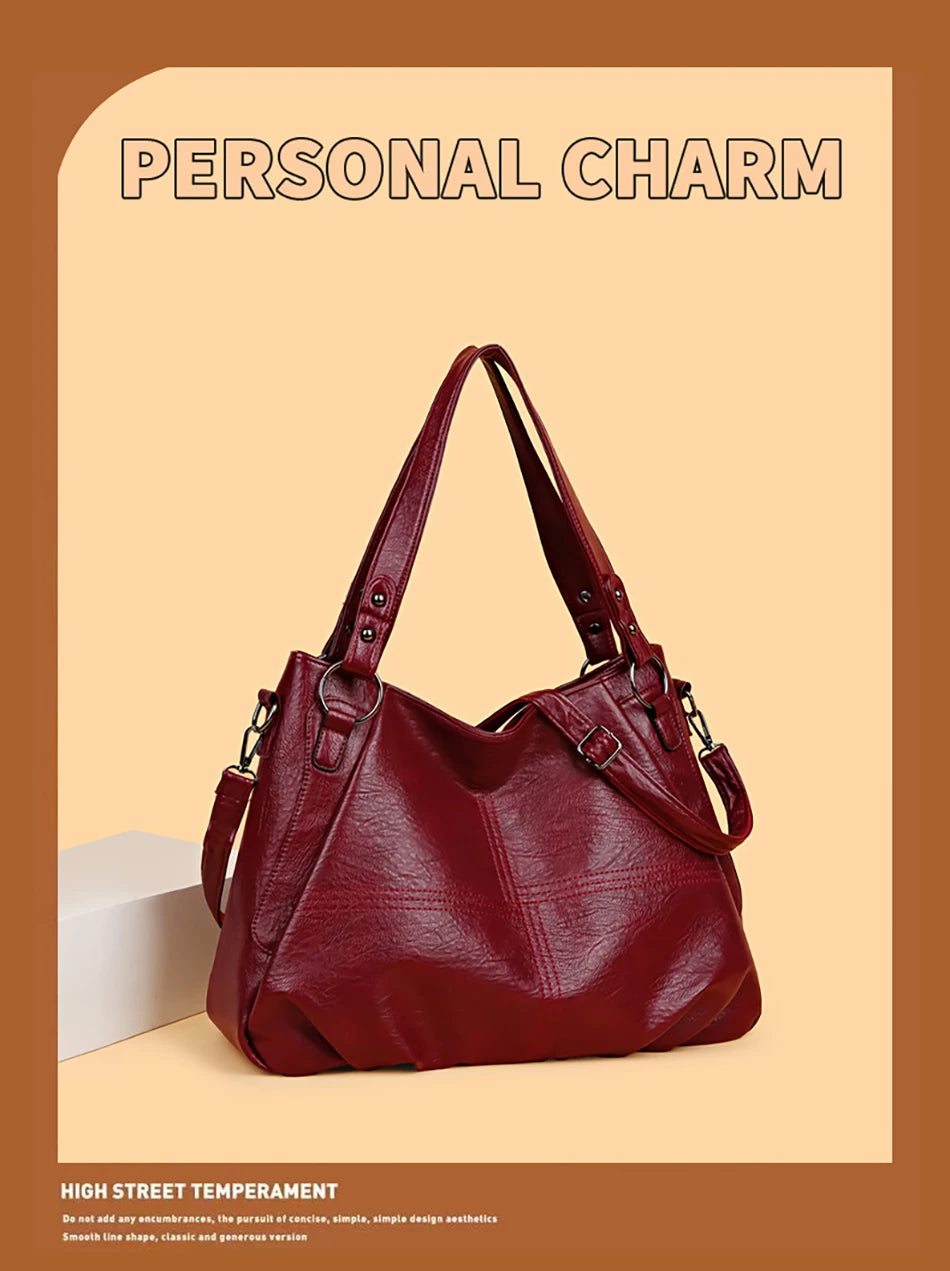 Fashionable Simple Tote Bag High Quality  Large Capacity Women's Shoulder Bags