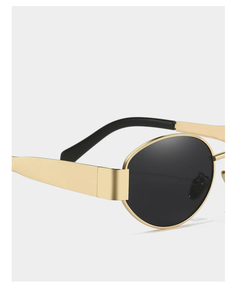 New Sunglasses For Women And Men Sun Glasses Alloy Oval Eyewear