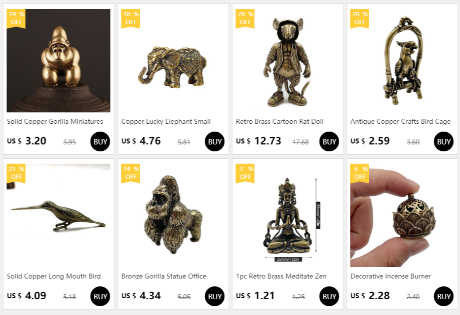 Antique Bronze Horse Statue Desk Decorations Solid Copper Micro-Carving Zodiac Horse Figurines Ornaments Home Decor Accessories