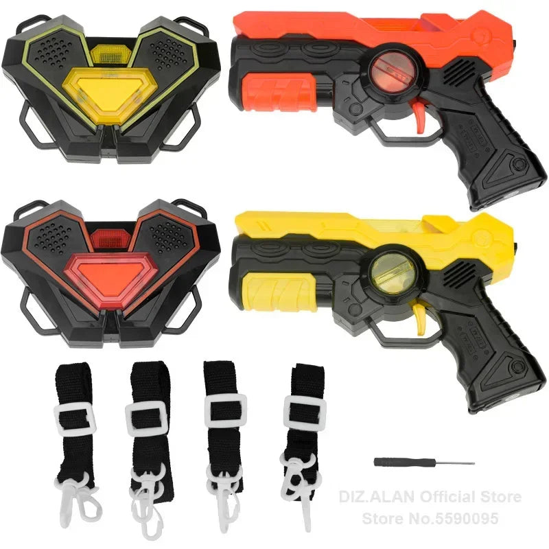 Infrared Toy Guns Play Set kids Laser Tag Battle Game Laser Strike Electric gun Weapon Pistol For Boys Children Indoor Outdoor