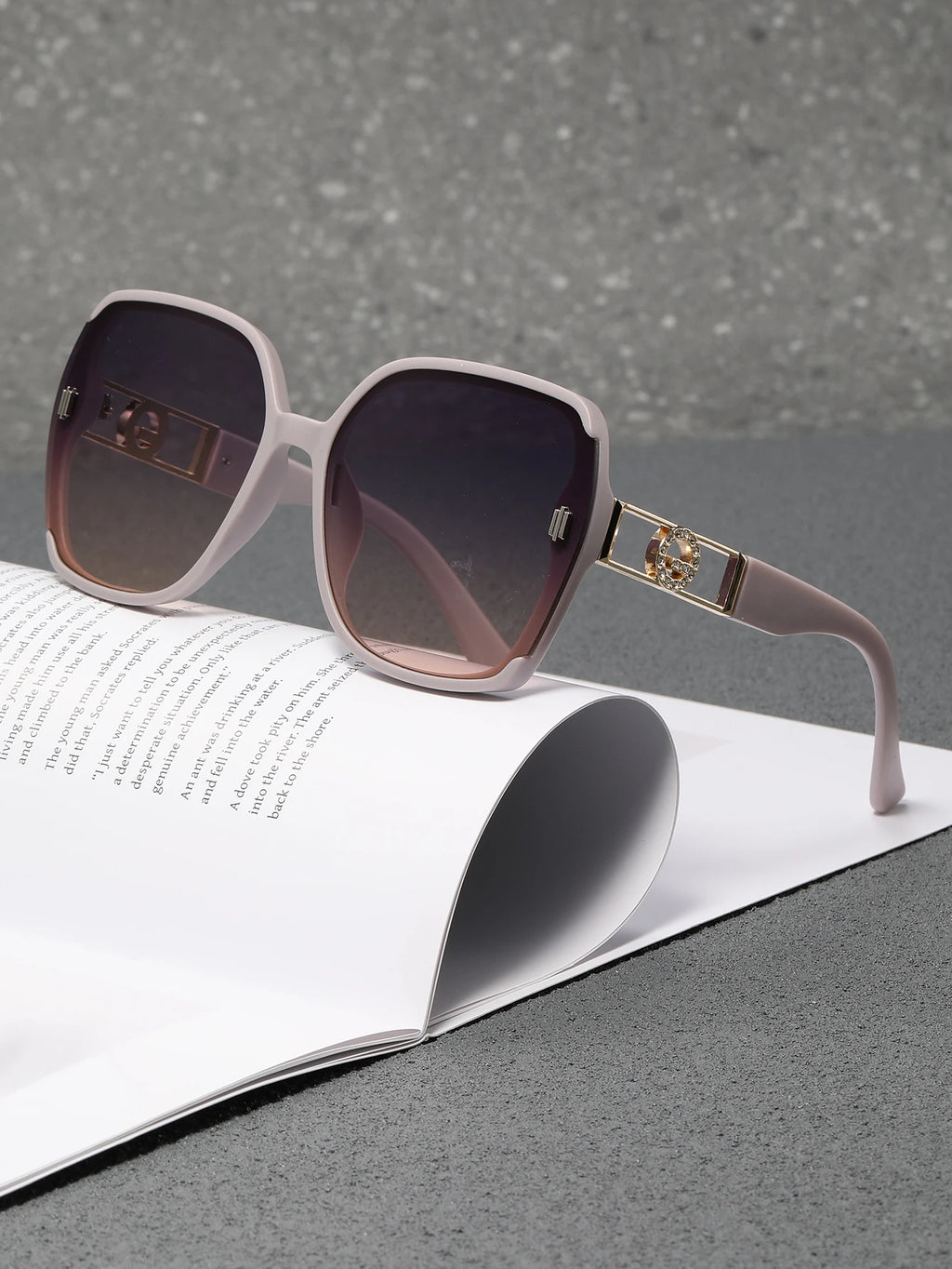 5 New sunglasses for women: UV-resistant sunglasses for women, high-end look, versatile for large faces, slimming glasses, high-