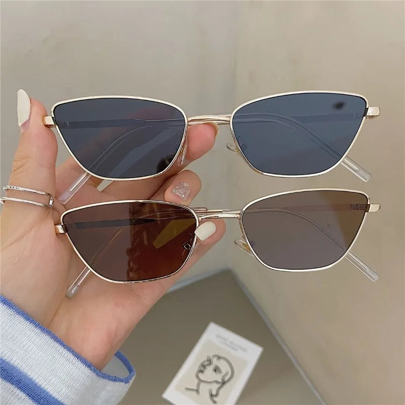 Sunglasses for Women Classic Fashion Oversized Anti-Reflective Vintage Square Metal Sun Glasses Driving Eyewear UV400 Очки