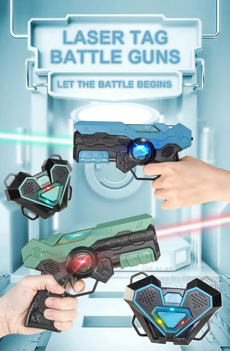 Infrared Toy Guns Play Set kids Laser Tag Battle Game Laser Strike Electric gun Weapon Pistol For Boys Children Indoor Outdoor