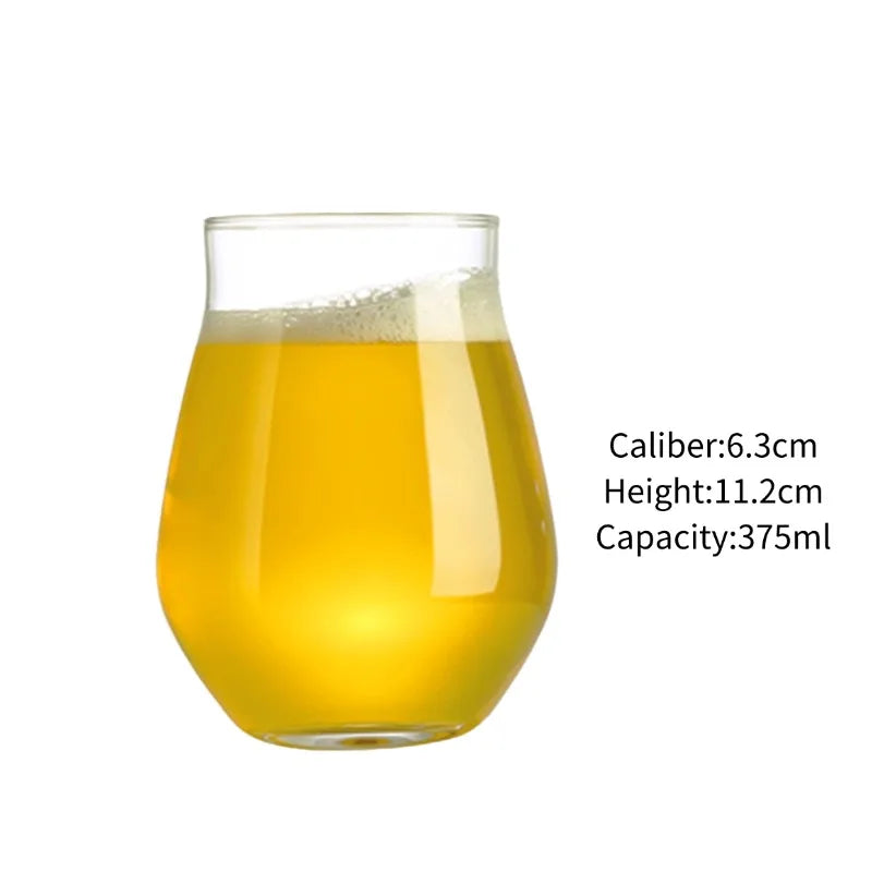 Craft Beer Cup Transparent Beer Mug Classical Draft Beer Cups Personality Cold Drink Cup Party Bar Accessory Pub Club Tools