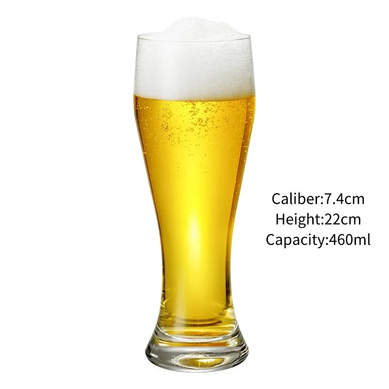 Craft Beer Cup Transparent Beer Mug Classical Draft Beer Cups Personality Cold Drink Cup Party Bar Accessory Pub Club Tools