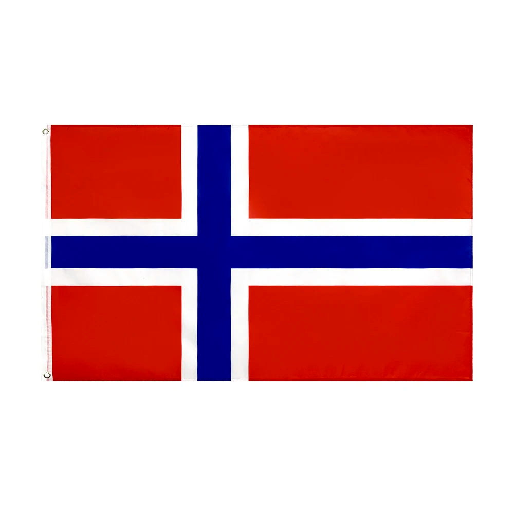 Norway Flag 90x150cm Hanging Norwegian Flag Polyester standard Flag Banner