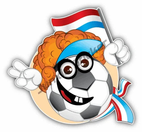 Netherlands Flag Naval Jack Flag  Decal Netherlands Football Amsterdam Flag Waterproof Sunscreen Decal Accessories Sticker