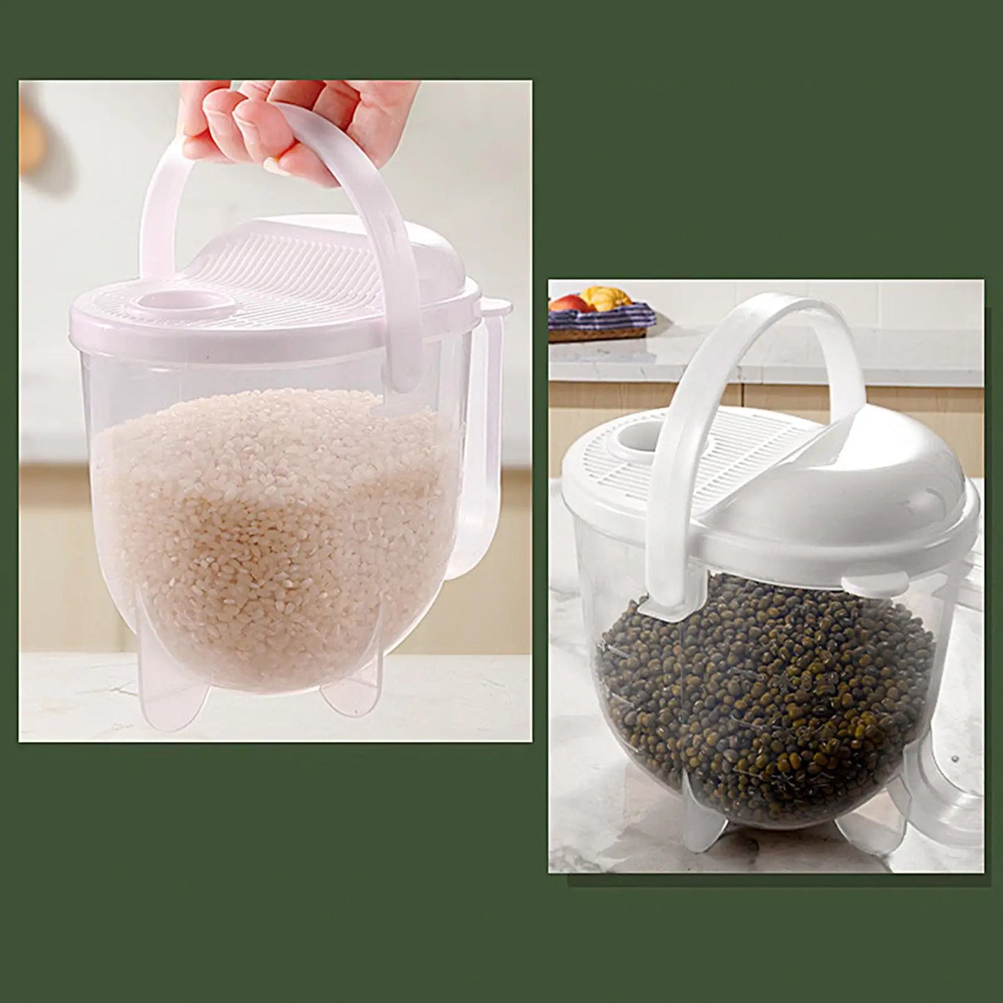 Kitchen Free Hand Washing Washing Rice Washing Vegetables Fruit and Vegetable Drain Basket Plastic Counter Flow Rice Washer