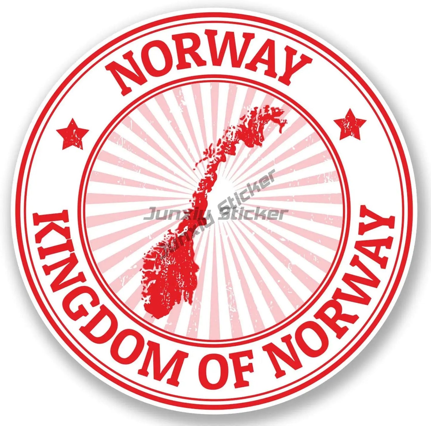 NOR Norway Flag Map Emblem Creative PVC Car Stickers for Car Van Motorcycle Helmet Window Wall Decoration Accessorie