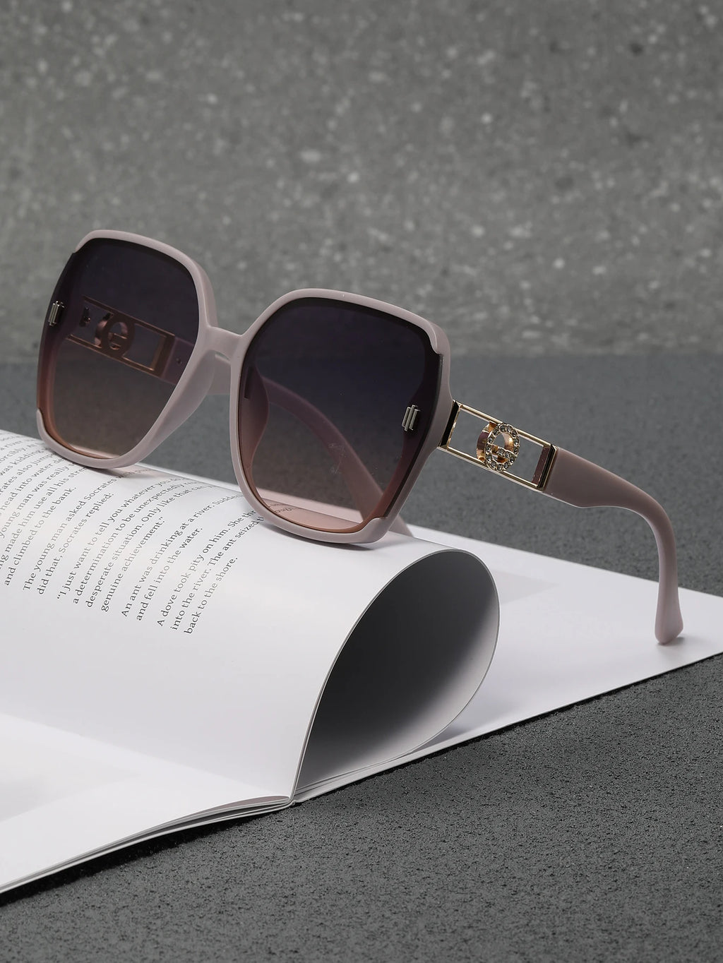 5 New sunglasses for women: UV-resistant sunglasses for women, high-end look, versatile for large faces, slimming glasses, high-