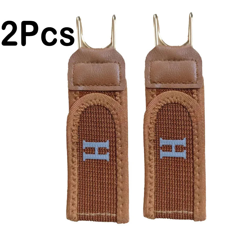 Buckleless Elastic Belt Hook Adjustable Metal Hook Men Women Unisex Buckle-Free Invisible Waist Belt Closure Outdoor Work EDC