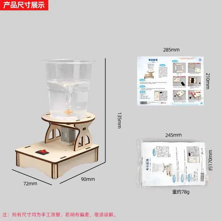 Kids Science Toys DIY STEM Technological Physics Learning Kit Funny Electric Eddy Simulation Teaching Aids Educational Toys