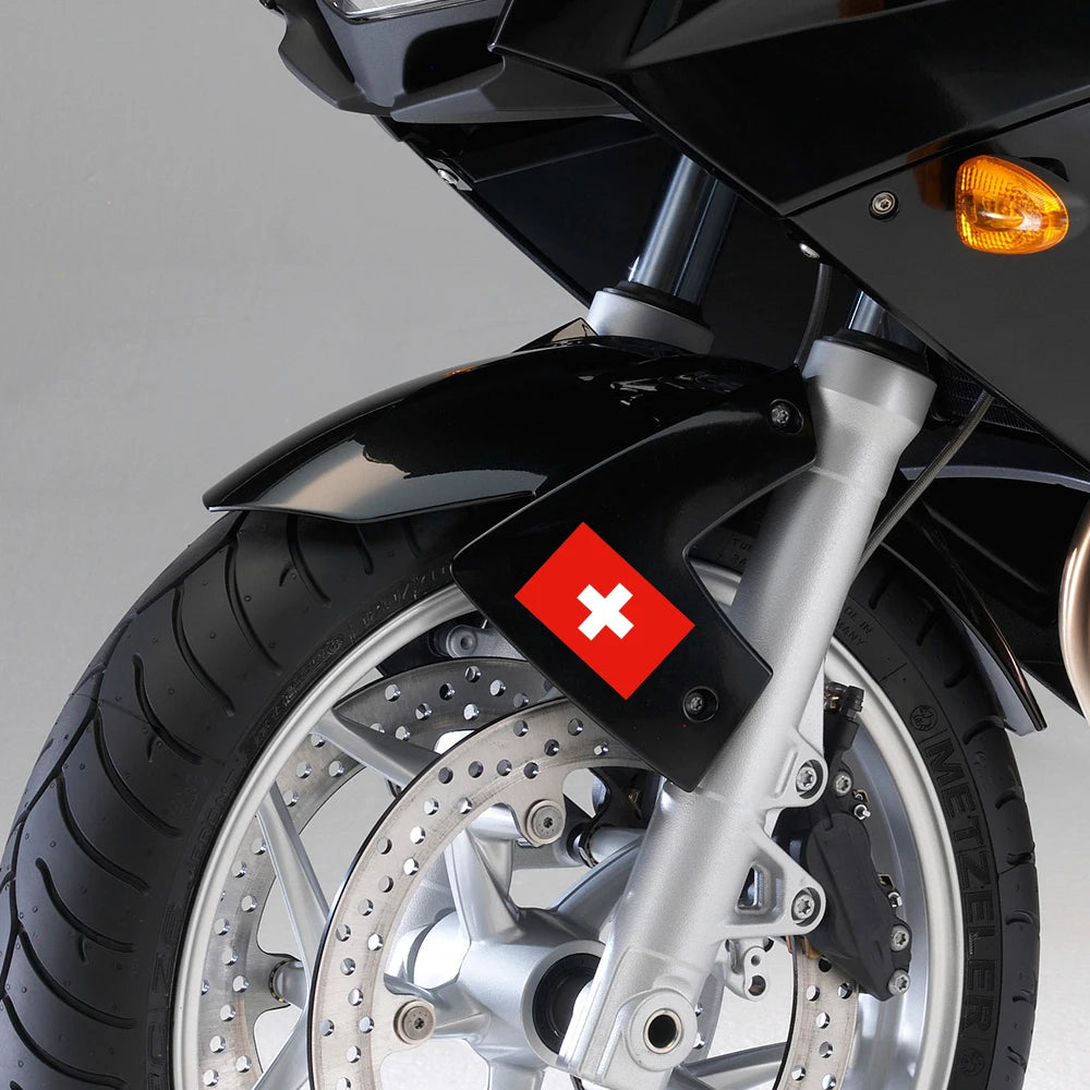Swiss Flag Switzerland Stickers Vinyl Decals Auto Motorcycle Custom Body Bumper Notebook Laptop Personality Car Styling Decor