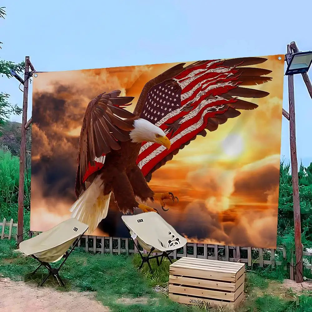 American Flag USA Printed Large Flag Art Science Fiction Room Home Decor Decor Banner