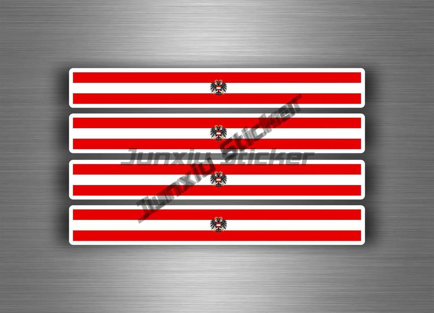 Coat of Arms Austria Car Stickers Austria Shield Emblem Decal Grza Vienna Heart Travel Stamp Cover Scratches Decor Accessories