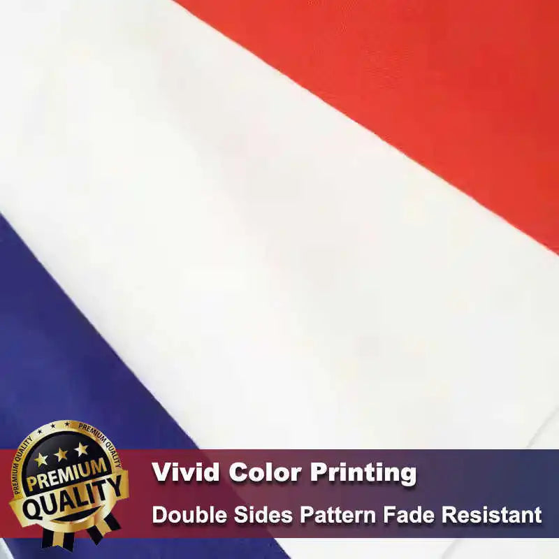 10PCS Mini Netherlands Flag Holland 14x21cm Hand Held Small Dutch Flags With Plastic Stick Flagpoles Decoration Celebration