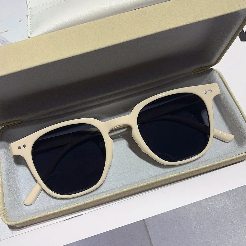 Sunglasses for women, summer, high-end, ins, UV protection, strong light, brown, myopia, sunglasses, men's trendy driving